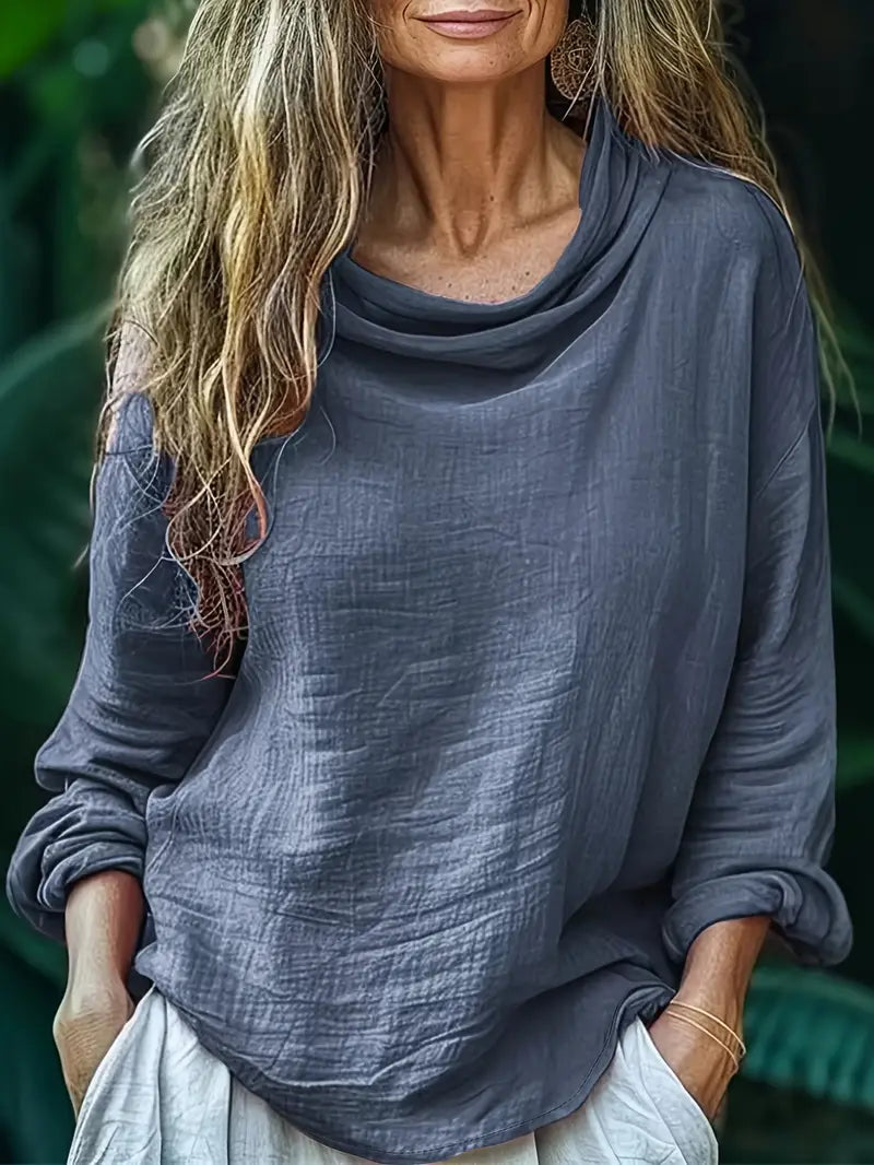 SEGOVIA - Elegante Blusa De Manga Larga