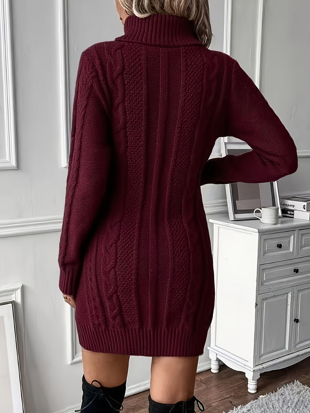 CUENCA - Vestido De Punto Trenzado