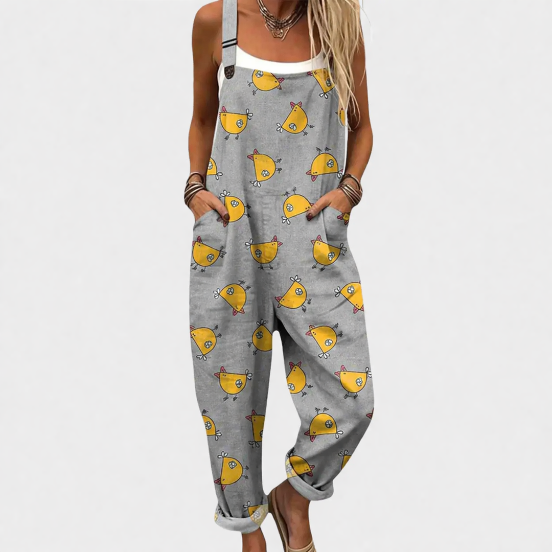 Salopette estampada cómoda