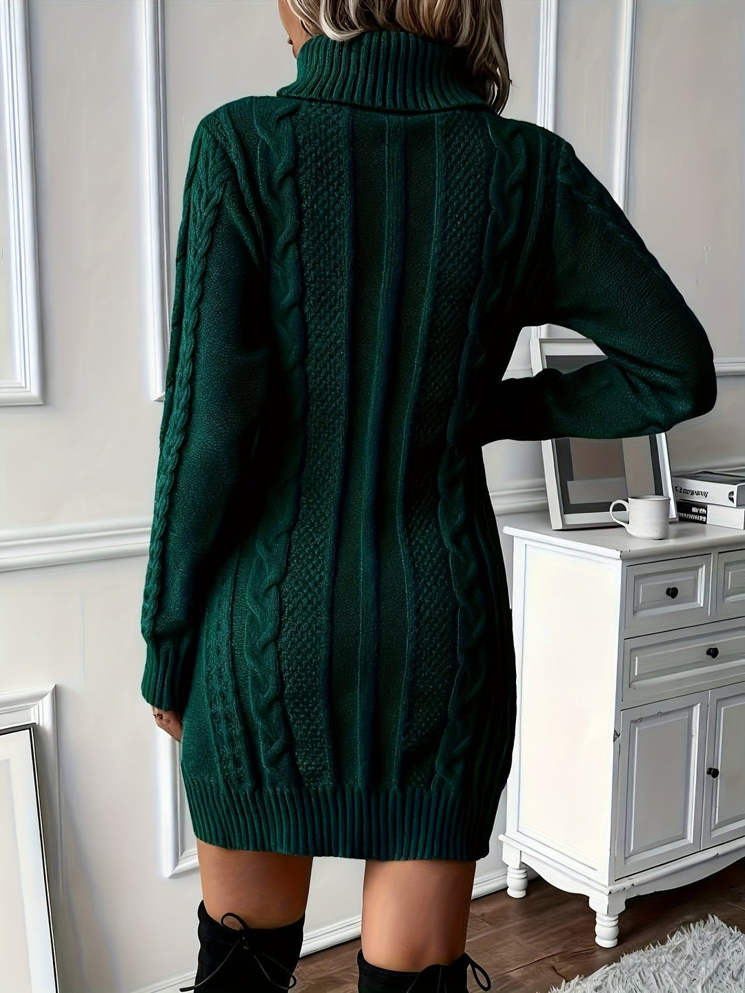 CUENCA - Vestido De Punto Trenzado