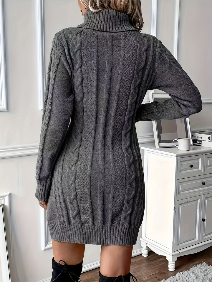 CUENCA - Vestido De Punto Trenzado