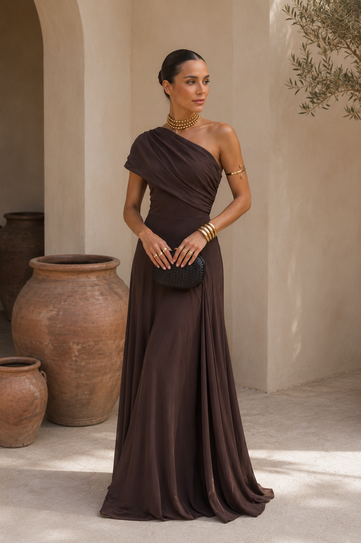 Vestido Toledo en color marrón