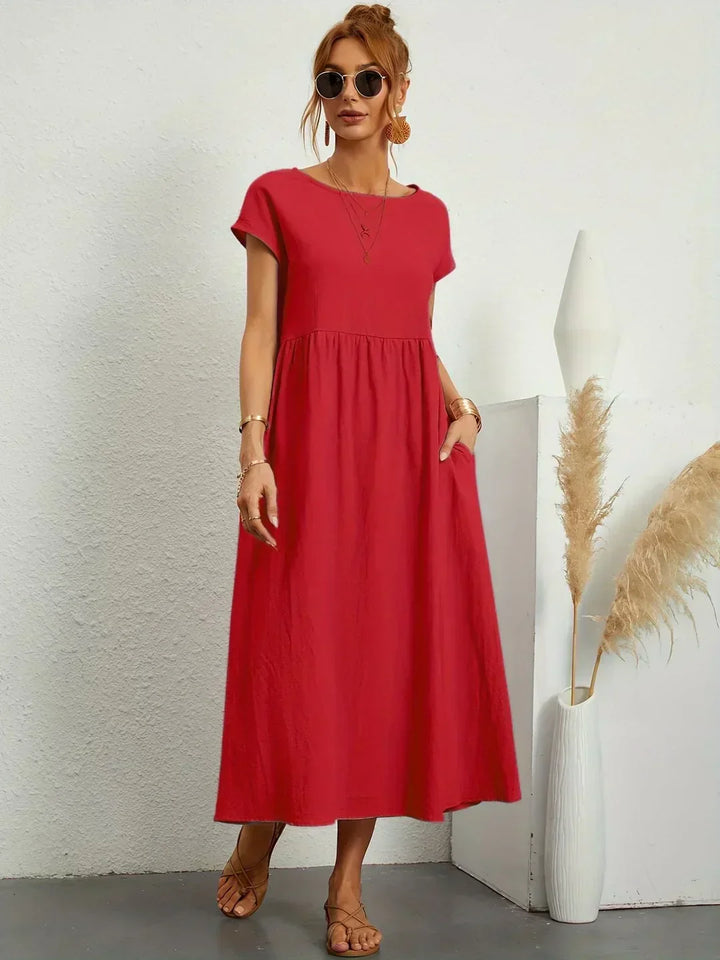 SEGOVIA - Vestido fluido con elegancia temporal