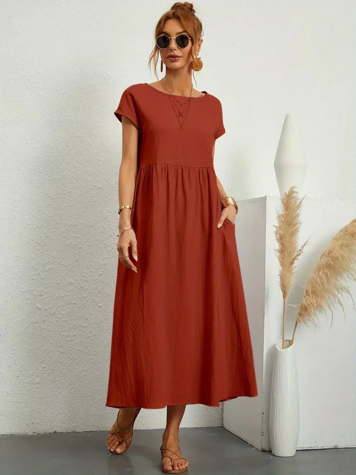 SEGOVIA - Vestido fluido con elegancia temporal