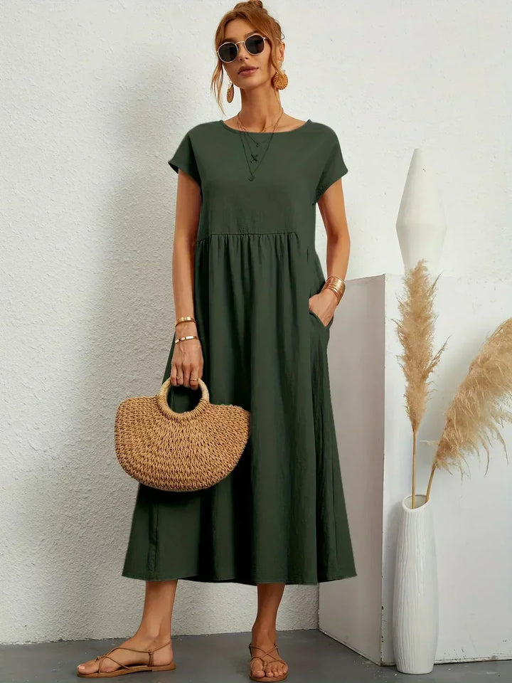 SEGOVIA - Vestido fluido con elegancia temporal
