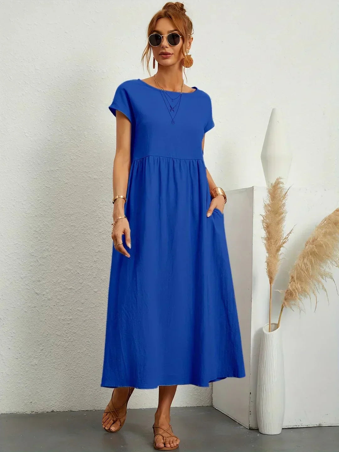 SEGOVIA - Vestido fluido con elegancia temporal