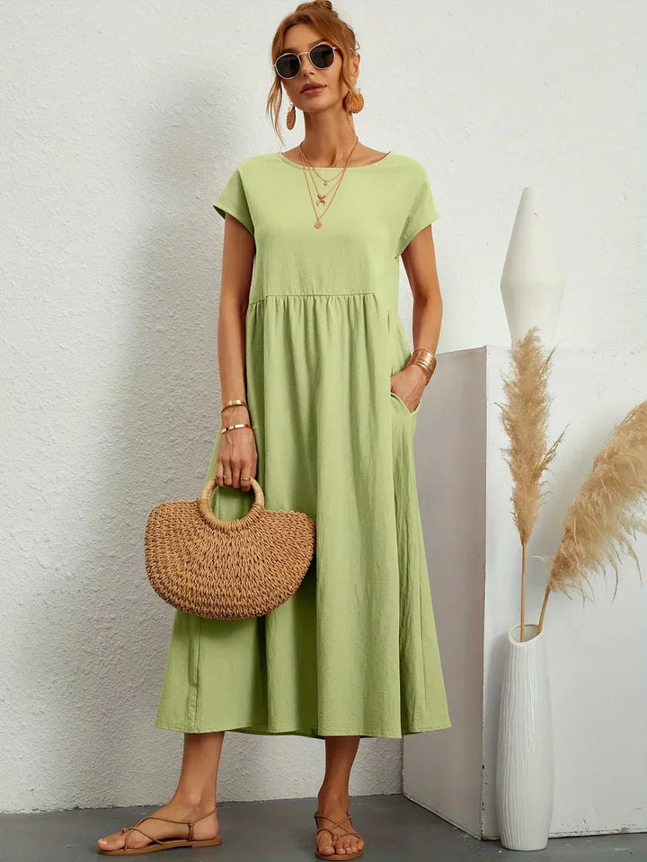 SEGOVIA - Vestido fluido con elegancia temporal
