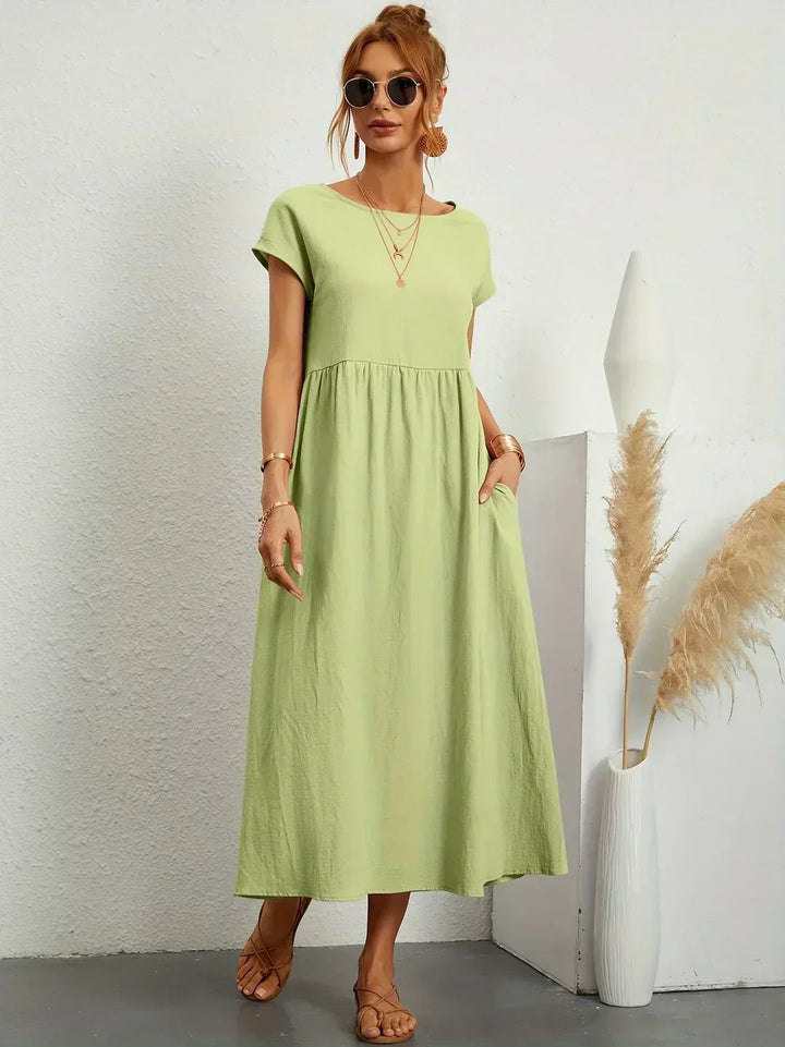 SEGOVIA - Vestido fluido con elegancia temporal