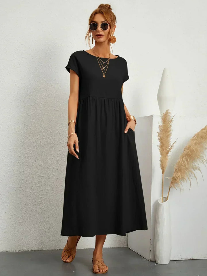 SEGOVIA - Vestido fluido con elegancia temporal