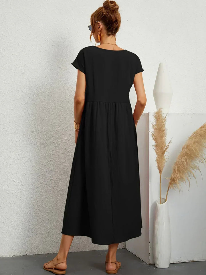 SEGOVIA - Vestido fluido con elegancia temporal