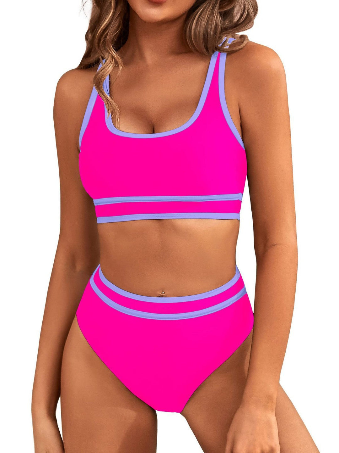 Valeria | Bikini Deportivo de Cintura Alta
