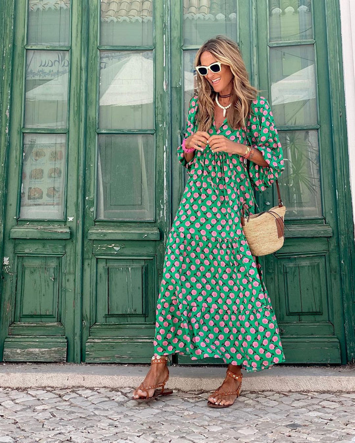 Isabela™ | Vestido largo boho