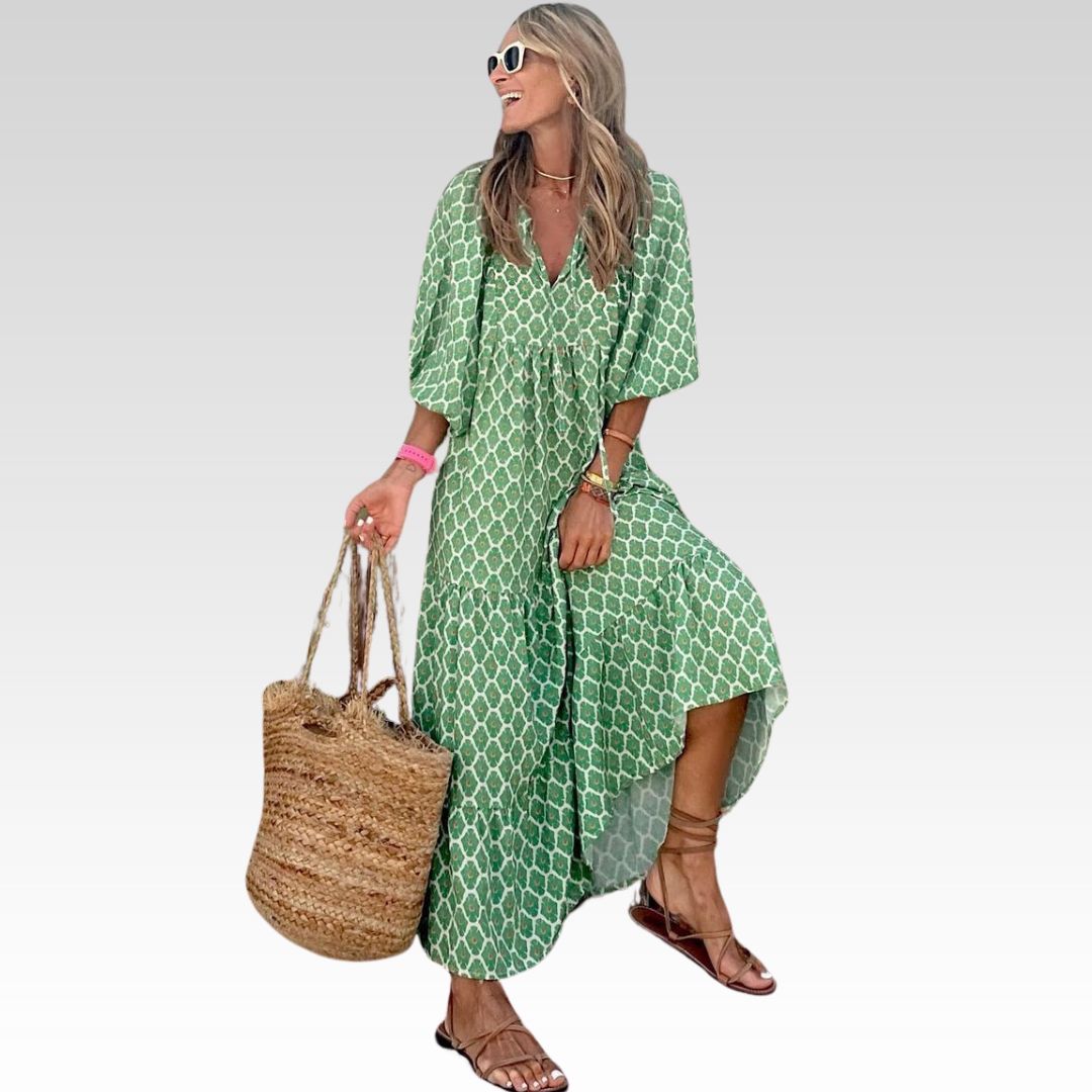 Isabela™ | Vestido largo boho