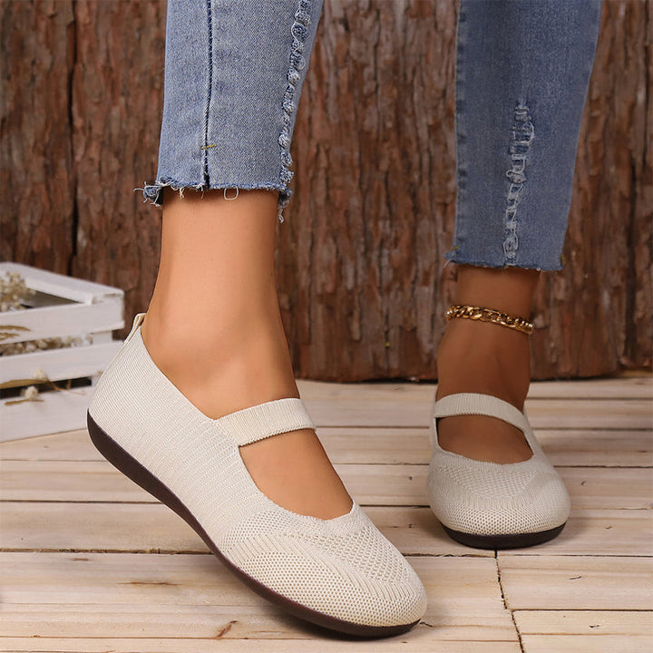 VALERIE | Breathable Knit Ballet Flats